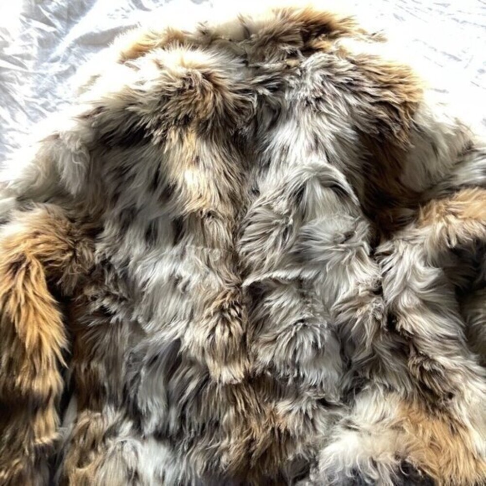 Vintage Dollhouse Outwear Women's Faux Fur Puffy Coat Jacket Sz L Quality